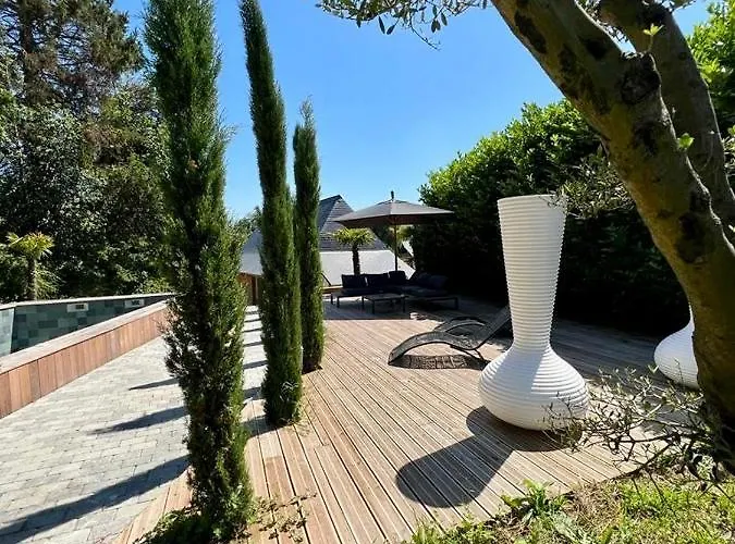 Maison Deauville-trouville Piscine Chauffee 빌라 *